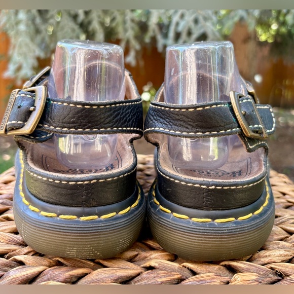 Dr Martens 8209 Vintage 90’s Black Triple Buckle Chunky Platform Sandals. M8 W9 - Picture 11 of 15